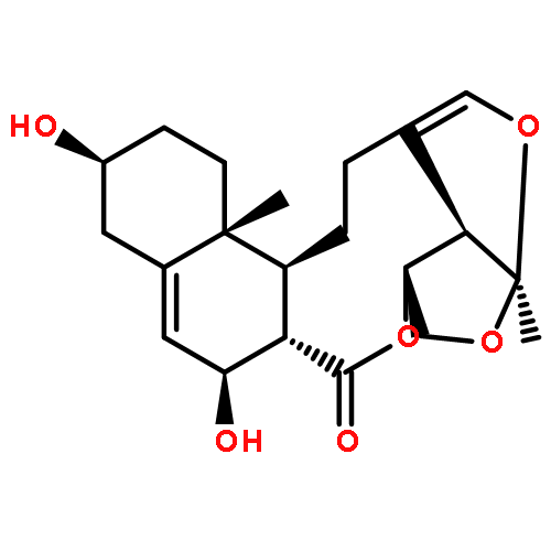 6H-2,3,5-Trioxapentaleno[1',6':5,6,7]cyclonona[1,2-a]naphthalen-6-one,2a,4,4a,6a,7,9,10,11,12,12a,12b,13,14,14b-tetradecahydro-7,10-dihydroxy-2a,12a-dimethyl-,(2aR,4aS,6aS,7S,10S,12aR,12bS,14bR)-