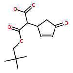 3-(2,2-dimethylpropoxy)-3-oxo-2-(4-oxocyclopent-2-en-1-yl)propanoate