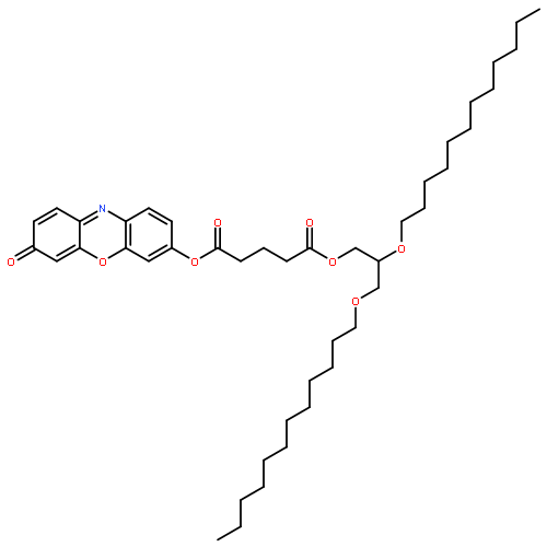 Pentanedioic acid,1-[2,3-bis(dodecyloxy)propyl] 5-(3-oxo-3H-phenoxazin-7-yl) ester