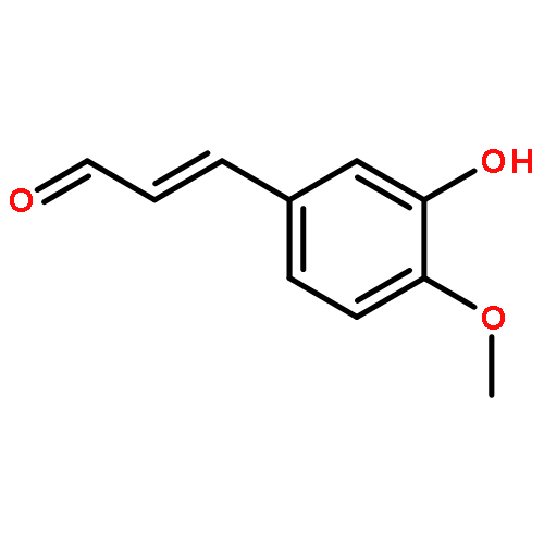 3-(3-hydroxy-4-methoxyphenyl)prop-2-enal