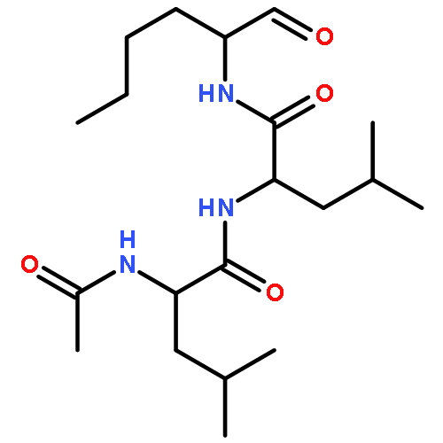 L-Leucinamide,N-acetyl-L-leucyl-N-[(1S)-1-formylpentyl]-