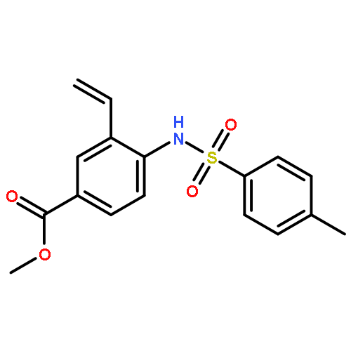 Benzoic acid, 3-ethenyl-4-[[(4-methylphenyl)sulfonyl]amino]-, methylester