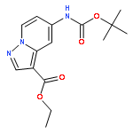 Ethyl 5-((tert-butoxycarbonyl)amino)pyrazolo[1,5-a]pyridine-3-carboxylate