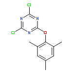 1,3,5-Triazine, 2,4-dichloro-6-(2,4,6-trimethylphenoxy)-