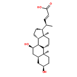 Chol-22-en-24-oic acid, 3,7-dihydroxy-, (3a,5b,7a,22E)-