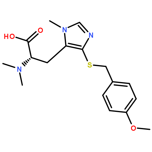 L-Histidine, 5-[[(4-methoxyphenyl)methyl]thio]-N,N,3-trimethyl-