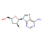 9H-Purin-6-amine,9-(2,3-dideoxy-2-fluoro-b-D-threo-pentofuranosyl)-