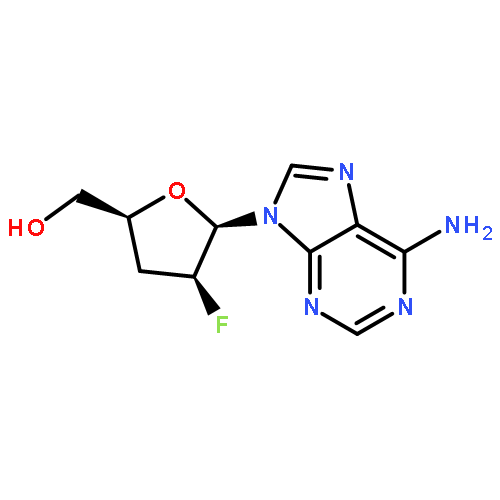 9H-Purin-6-amine,9-(2,3-dideoxy-2-fluoro-b-D-threo-pentofuranosyl)-