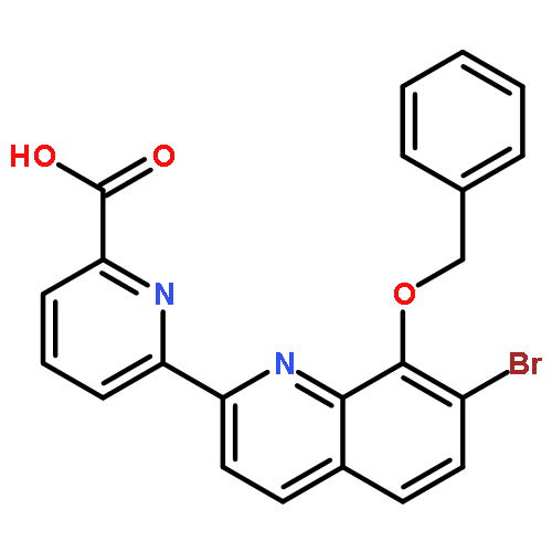 6-(7-bromo-8-phenylmethoxyquinolin-2-yl)pyridine-2-carboxylic Acid