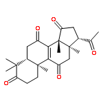 Pregn-8-ene-3,7,11,15,20-pentone, 4,4,14-trimethyl-, (5a)-