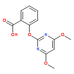 2-((4,6-Dimethoxypyrimidin-2-yl)oxy)benzoic acid