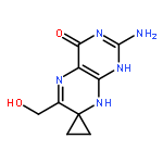 Spiro[cyclopropane-1,7'(1'H)-pteridin]-4'(8'H)-one, 2'-amino-6'-(hydroxymethyl)-