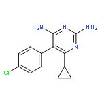 2,4-Pyrimidinediamine, 5-(4-chlorophenyl)-6-cyclopropyl-