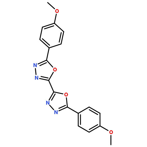 2,2'-Bi-1,3,4-oxadiazole, 5,5'-bis(4-methoxyphenyl)-