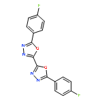 2,2'-Bi-1,3,4-oxadiazole, 5,5'-bis(4-fluorophenyl)-