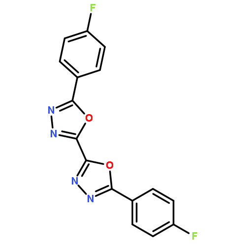 2,2'-Bi-1,3,4-oxadiazole, 5,5'-bis(4-fluorophenyl)-