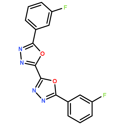 2,2'-Bi-1,3,4-oxadiazole, 5,5'-bis(3-fluorophenyl)-