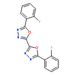 2,2'-Bi-1,3,4-oxadiazole, 5,5'-bis(2-fluorophenyl)-