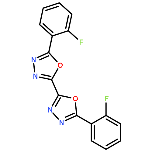 2,2'-Bi-1,3,4-oxadiazole, 5,5'-bis(2-fluorophenyl)-