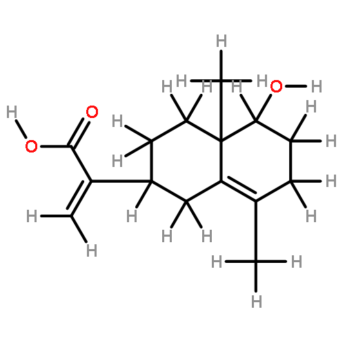 1beta-hydroxy-eudesma-4,11(13)-dien-12-oic acid