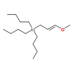 Tributyl(3-methoxyprop-2-enyl)stannane