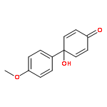 2,5-Cyclohexadien-1-one, 4-hydroxy-4-(4-methoxyphenyl)-