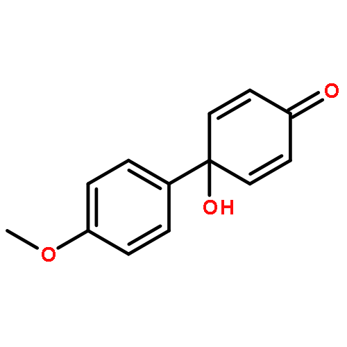 2,5-Cyclohexadien-1-one, 4-hydroxy-4-(4-methoxyphenyl)-