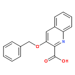 2-Quinolinecarboxylic acid, 3-(phenylmethoxy)-