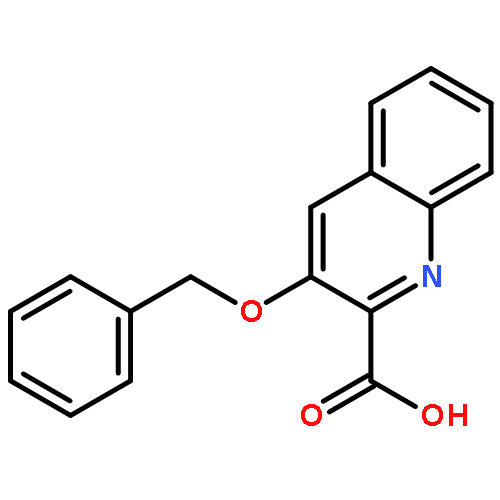 2-Quinolinecarboxylic acid, 3-(phenylmethoxy)-