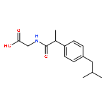 2-[2-[4-(2-methylpropyl)phenyl]propanoylamino]acetic Acid