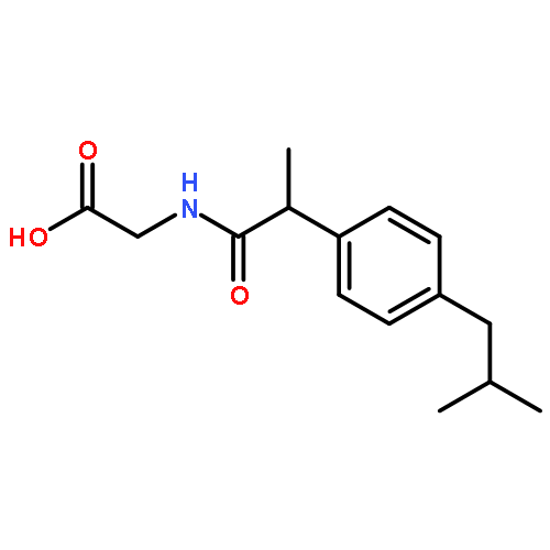 2-[2-[4-(2-methylpropyl)phenyl]propanoylamino]acetic Acid