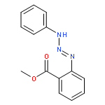 Benzoic acid, 2-(3-phenyl-1-triazenyl)-, methyl ester