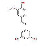 3,5,4'-trihydroxy-3'-methoxy-4-methyl-trans-stilbene