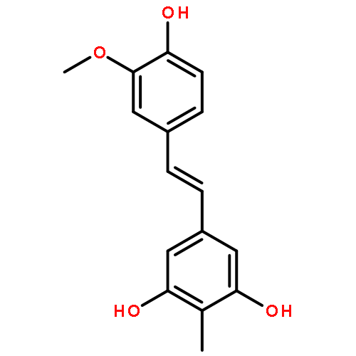 3,5,4'-trihydroxy-3'-methoxy-4-methyl-trans-stilbene