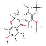 (3R)-5,7,2'-trihydroxy-3',4'-dimethoxyspiro{2H-1-benzopyran-7'-bicyclo[4.2.0]octa[1,3,5]-trien}-4-one