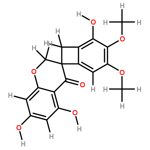 (3R)-5,7,2'-trihydroxy-3',4'-dimethoxyspiro{2H-1-benzopyran-7'-bicyclo[4.2.0]octa[1,3,5]-trien}-4-one