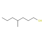 1-Heptanethiol, 4-methyl-, (±)-