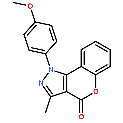 [1]Benzopyrano[4,3-c]pyrazol-4(1H)-one,1-(4-methoxyphenyl)-3-methyl-