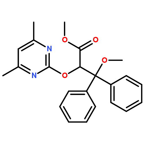 (S)-Methyl 2-((4,6-dimethylpyrimidin-2-yl)oxy)-3-methoxy-3,3-diphenylpropanoate