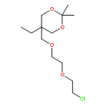 1,3-Dioxane, 5-[[2-(2-chloroethoxy)ethoxy]methyl]-5-ethyl-2,2-dimethyl-