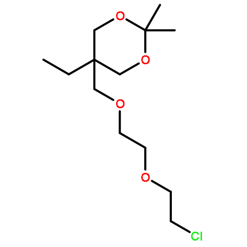 1,3-Dioxane, 5-[[2-(2-chloroethoxy)ethoxy]methyl]-5-ethyl-2,2-dimethyl-