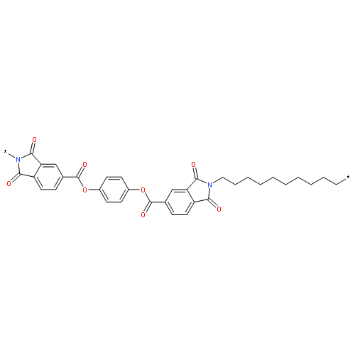 Poly[(1,3-dihydro-1,3-dioxo-2H-isoindole-2,5-diyl)carbonyloxy-1,4-phen
yleneoxycarbonyl(1,3-dihydro-1,3-dioxo-2H-isoindole-5,2-diyl)-1,10-de
canediyl]