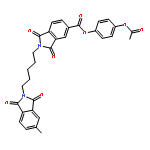 Poly[(1,3-dihydro-1,3-dioxo-2H-isoindole-5,2-diyl)-1,5-pentanediyl(1,3-
dihydro-1,3-dioxo-2H-isoindole-2,5-diyl)carbonyloxy-1,4-phenyleneoxyc
arbonyl]