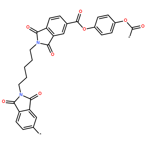 Poly[(1,3-dihydro-1,3-dioxo-2H-isoindole-5,2-diyl)-1,5-pentanediyl(1,3-
dihydro-1,3-dioxo-2H-isoindole-2,5-diyl)carbonyloxy-1,4-phenyleneoxyc
arbonyl]