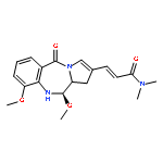 2-Propenamide,N,N-dimethyl-3-[(11R,11aS)-5,10,11,11a-tetrahydro-9,11-dimethoxy-5-oxo-1H-pyrrolo[2,1-c][1,4]benzodiazepin-2-yl]-,(2E)-