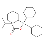 Stannane, tricyclohexyl(3-methyl-1-oxobutoxy)-