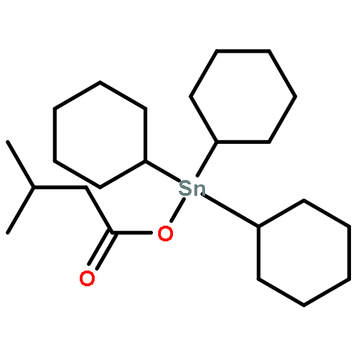 Stannane, tricyclohexyl(3-methyl-1-oxobutoxy)-