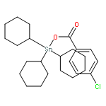 Stannane, [(4-chlorobenzoyl)oxy]tricyclohexyl-