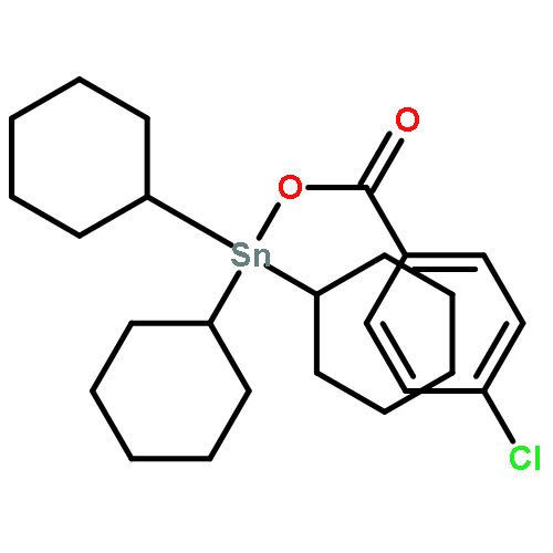 Stannane, [(4-chlorobenzoyl)oxy]tricyclohexyl-