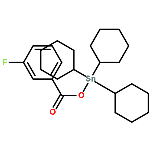 Stannane, tricyclohexyl[(3-fluorobenzoyl)oxy]-